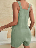 Casual Fashion Suspender Shorts Jumpsuit
