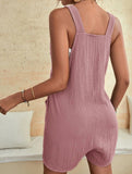 Casual Fashion Suspender Shorts Jumpsuit