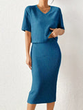 Loose casual long skirt suit