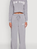 Loose sweatshirt and casual pants set