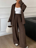 Casual, loose-fitting, and relaxed style shirt set