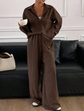 Casual, loose-fitting, and relaxed style shirt set
