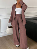 Casual, loose-fitting, and relaxed style shirt set