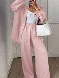 Casual, loose-fitting, and relaxed style shirt set