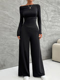 Versatile T-shirt and trousers set for women_CWSS01414
