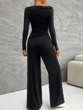 Versatile T-shirt and trousers set for women_CWSS01414