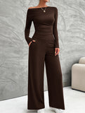 Versatile T-shirt and trousers set for women_CWSS01414