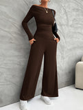 Versatile T-shirt and trousers set for women_CWSS01414