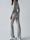 Sporty long-sleeved inner layer pants suit for women_CWSS01416