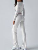 Sporty long-sleeved inner layer pants suit for women_CWSS01416