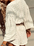 Casual Loose Long-Sleeved Shorts Set for Women_CWSS01428