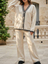 Fashionable and casual knitted suit for women_CWSS01446