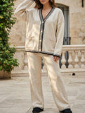 Fashionable and casual knitted suit for women_CWSS01446