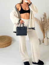 Fashionable and casual knitted suit for women_CWSS01446