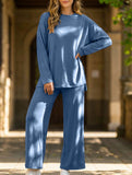 Comfortable round neck loungewear for women_CWSS01452