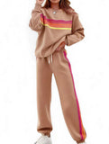 Loose-fitting elastic waist trouser suit for women_CWSS01453