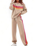 Loose-fitting elastic waist trouser suit for women_CWSS01453