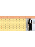 Zippered casual color-block suit for women_CWSS01455