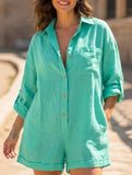 Fashionable loose-fitting casual women's jumpsuit