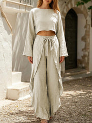 Loose Top Pants Two Piece Set