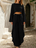 Loose Top Pants Two Piece Set