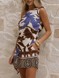 One Shoulder Top Shorts Set