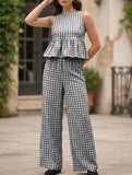Sleeveless Top Pants Two Piece Set_CWSS01486