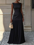 Knit Tank Skirt Two Piece Set