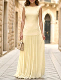 Knit Tank Skirt Two Piece Set
