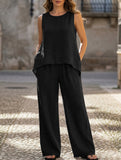 Backless Hollow Out Fashion Two Piece Set_CWSS01496