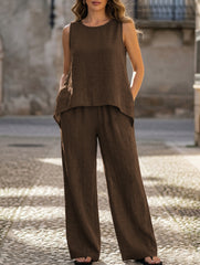 Backless Hollow Out Fashion Two Piece Set_CWSS01496