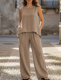 Backless Hollow Out Fashion Two Piece Set_CWSS01496
