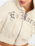 Hooded Zip Fleece Embroidered Casual Set_CWSTB00962