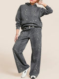 Hooded Sweatshirt Leopard Wide Leg Set_CWSTB00963