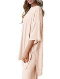 Loose Fit Casual Two Piece Set_CWSTB01013