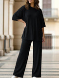 Loose Fit Casual Two Piece Set_CWSTB01013