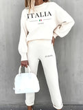 Letter Casual Two Piece Set