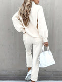 Letter Casual Two Piece Set
