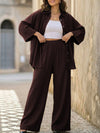 Plus Size Loose Pants Two Piece Set