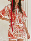 Linen Shirt and Skirt Set