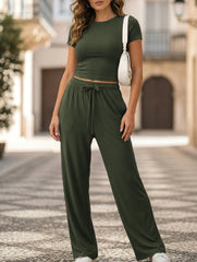 Y2K Slim Fit Two Piece Set