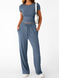 Y2K Slim Fit Two Piece Set