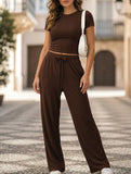 Y2K Slim Fit Two Piece Set