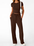 Y2K Slim Fit Two Piece Set