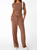 Y2K Slim Fit Two Piece Set
