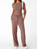 Y2K Slim Fit Two Piece Set