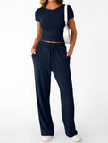 Y2K Slim Fit Two Piece Set