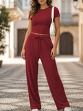 Y2K Slim Fit Two Piece Set