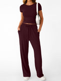 Y2K Slim Fit Two Piece Set
