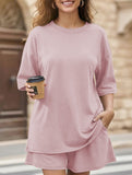 Crewneck Loose Short Sleeve Set